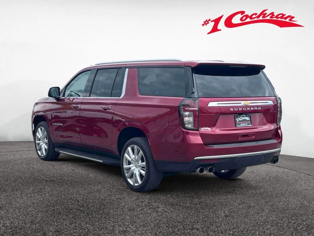Used 2021 Cherry Red Tintcoat Chevrolet High Country image 9