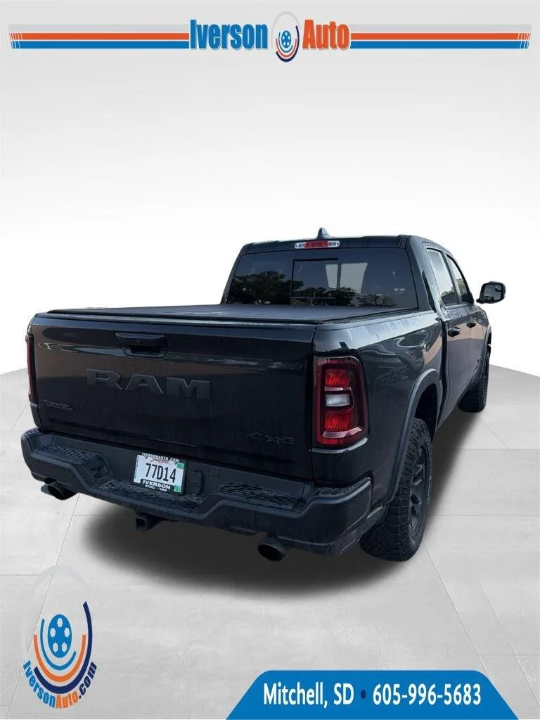 Used 2025 Diamond Black Crystal Pearlcoat Ram Rebel image 5