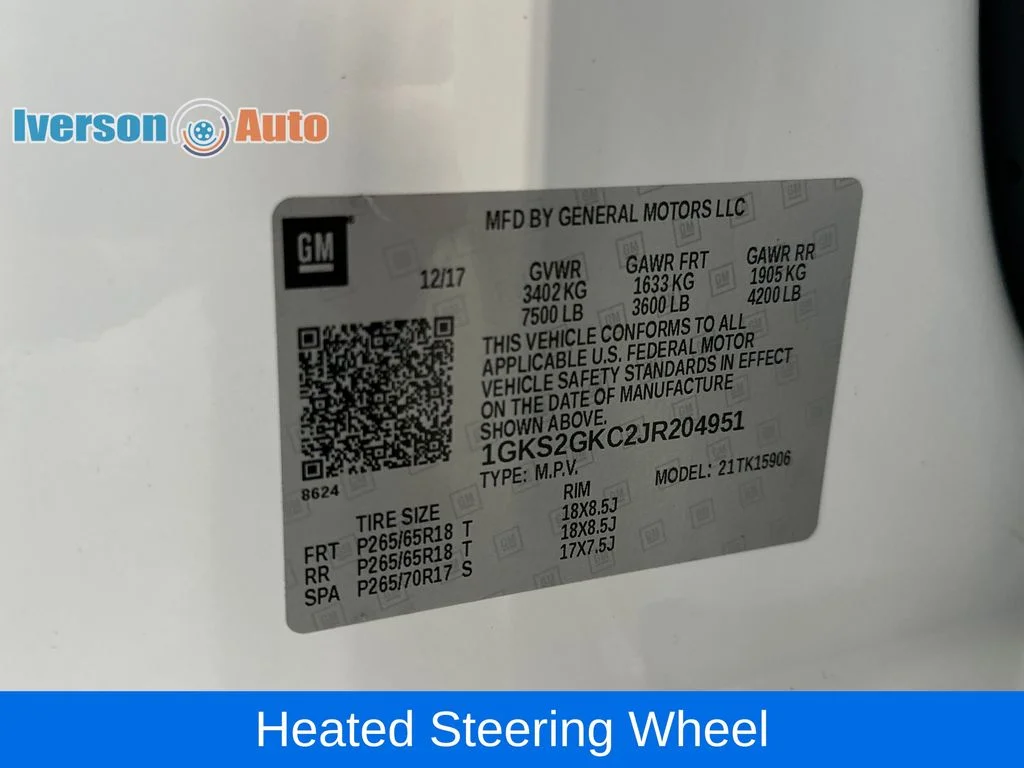 Used 2018 White GMC SLT image 15