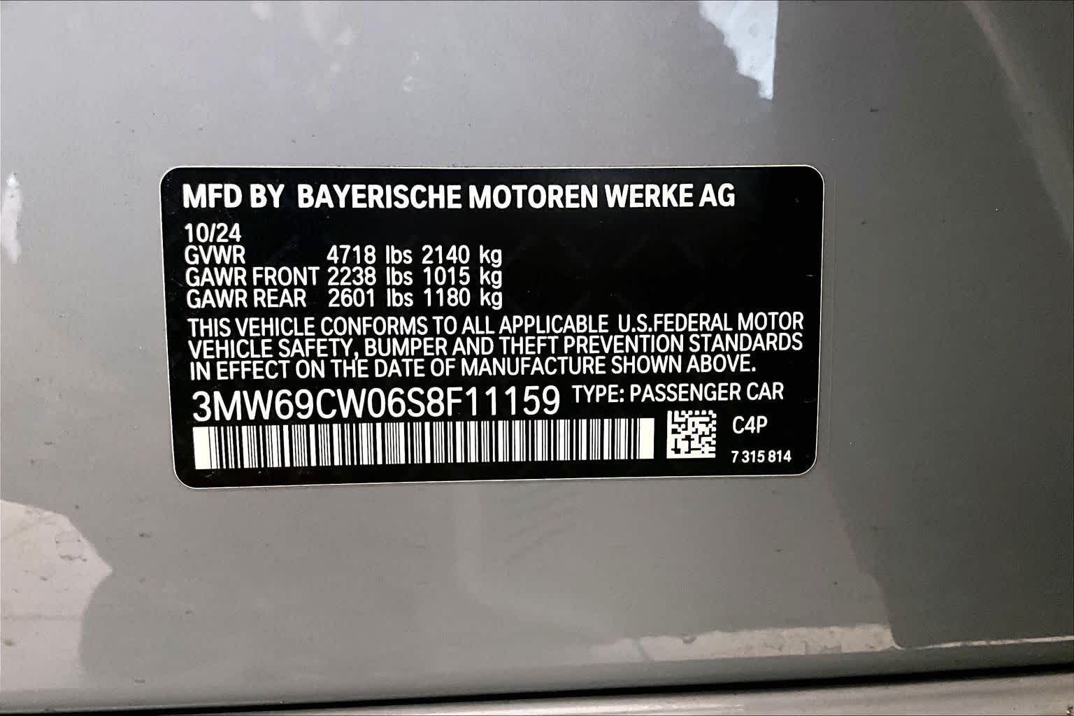 Used 2025 Brooklyn Grey Metallic BMW 330i image 31