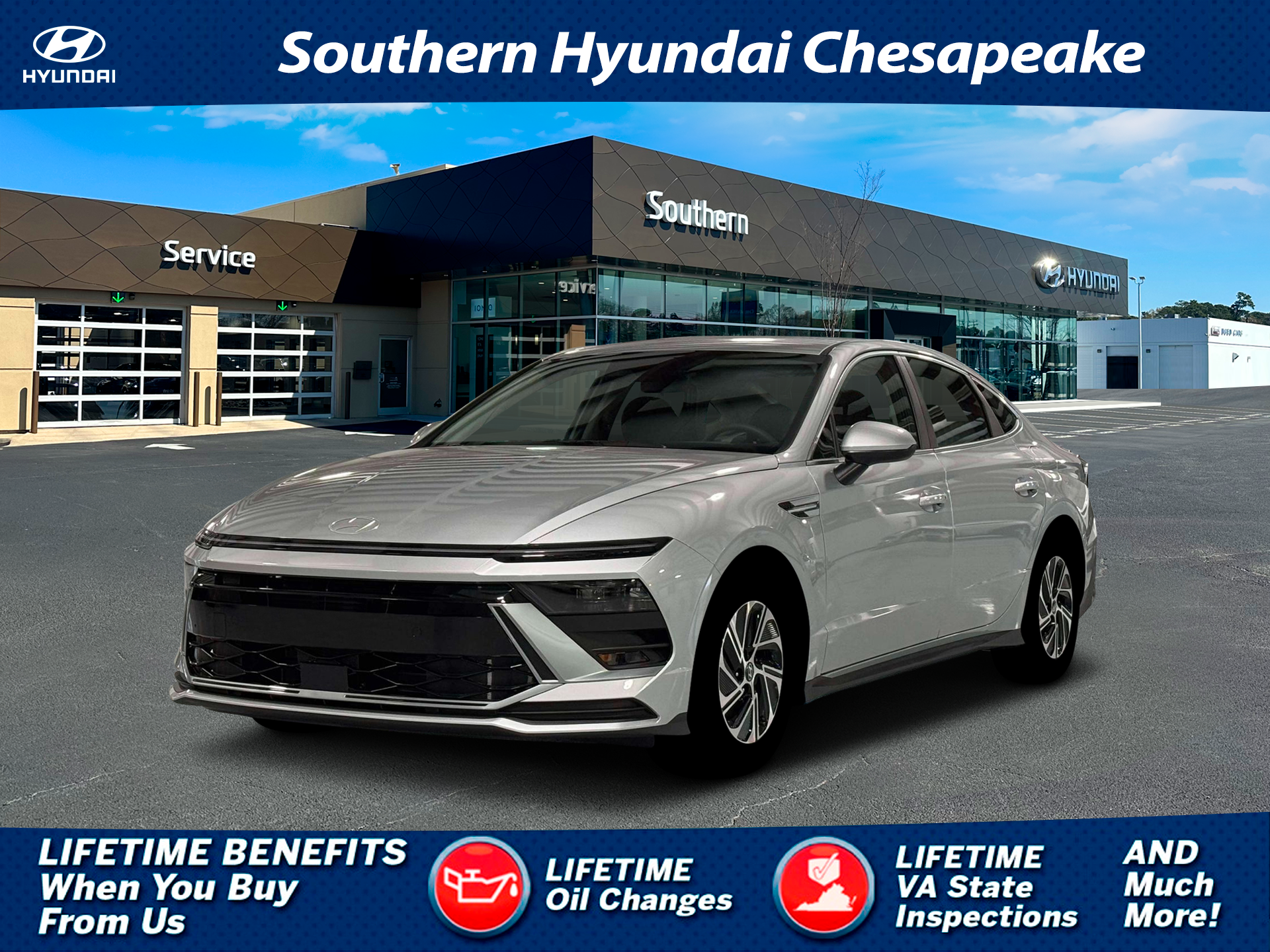 New 2026 Silver Hyundai Blue image 1