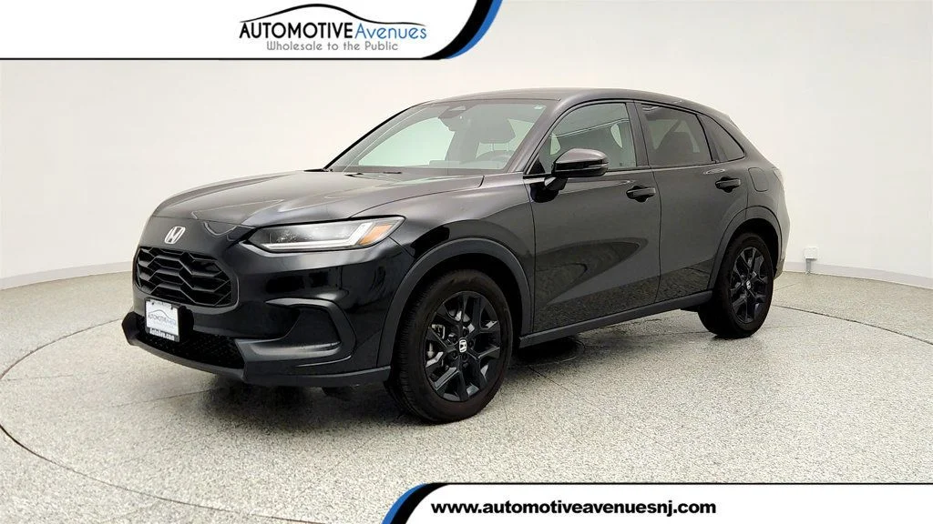 Used 2025 Crystal Black Pearl Honda Sport AWD CVT image 1