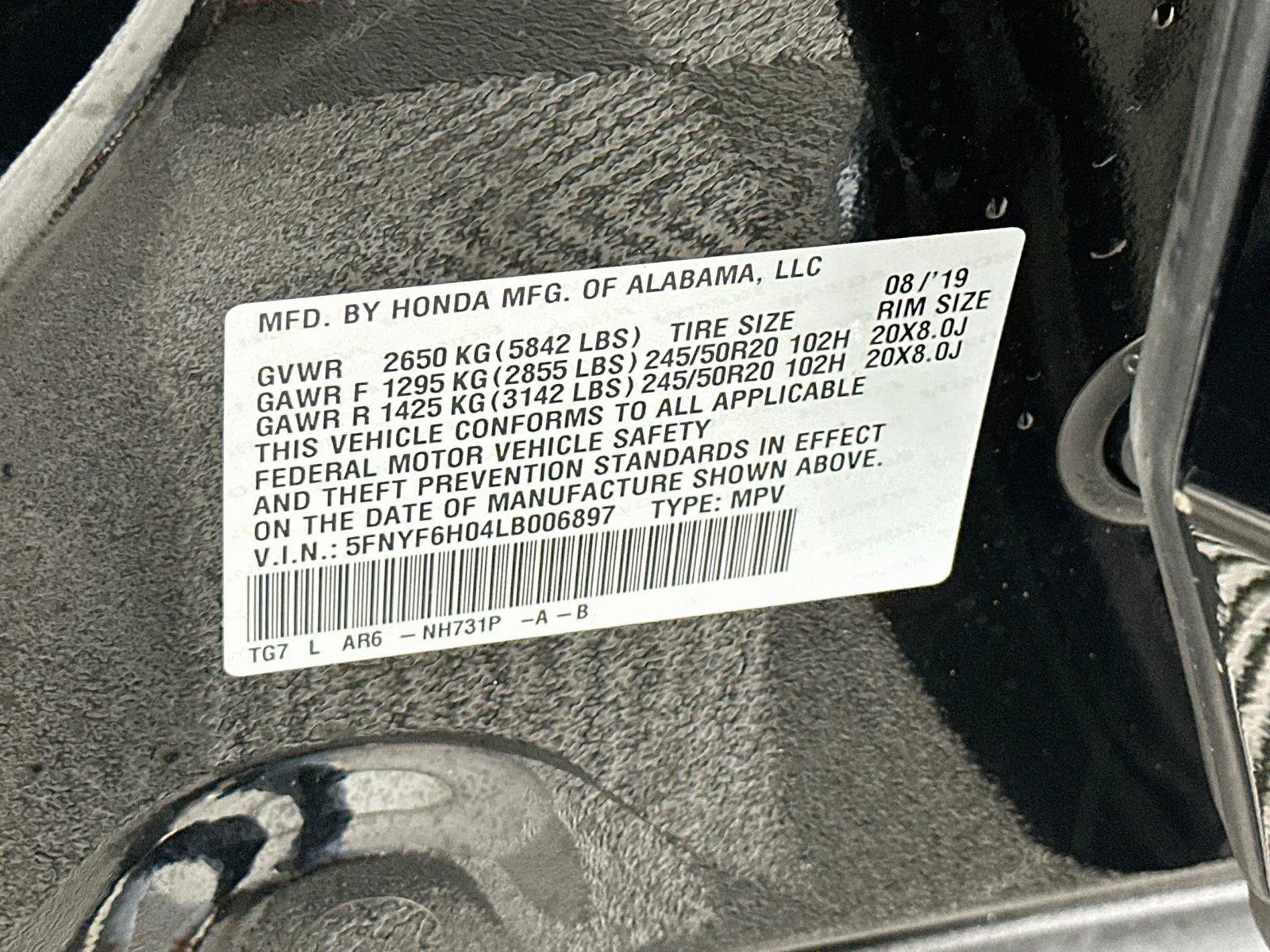 Used 2020 Crystal Black Pearl Honda Elite image 24