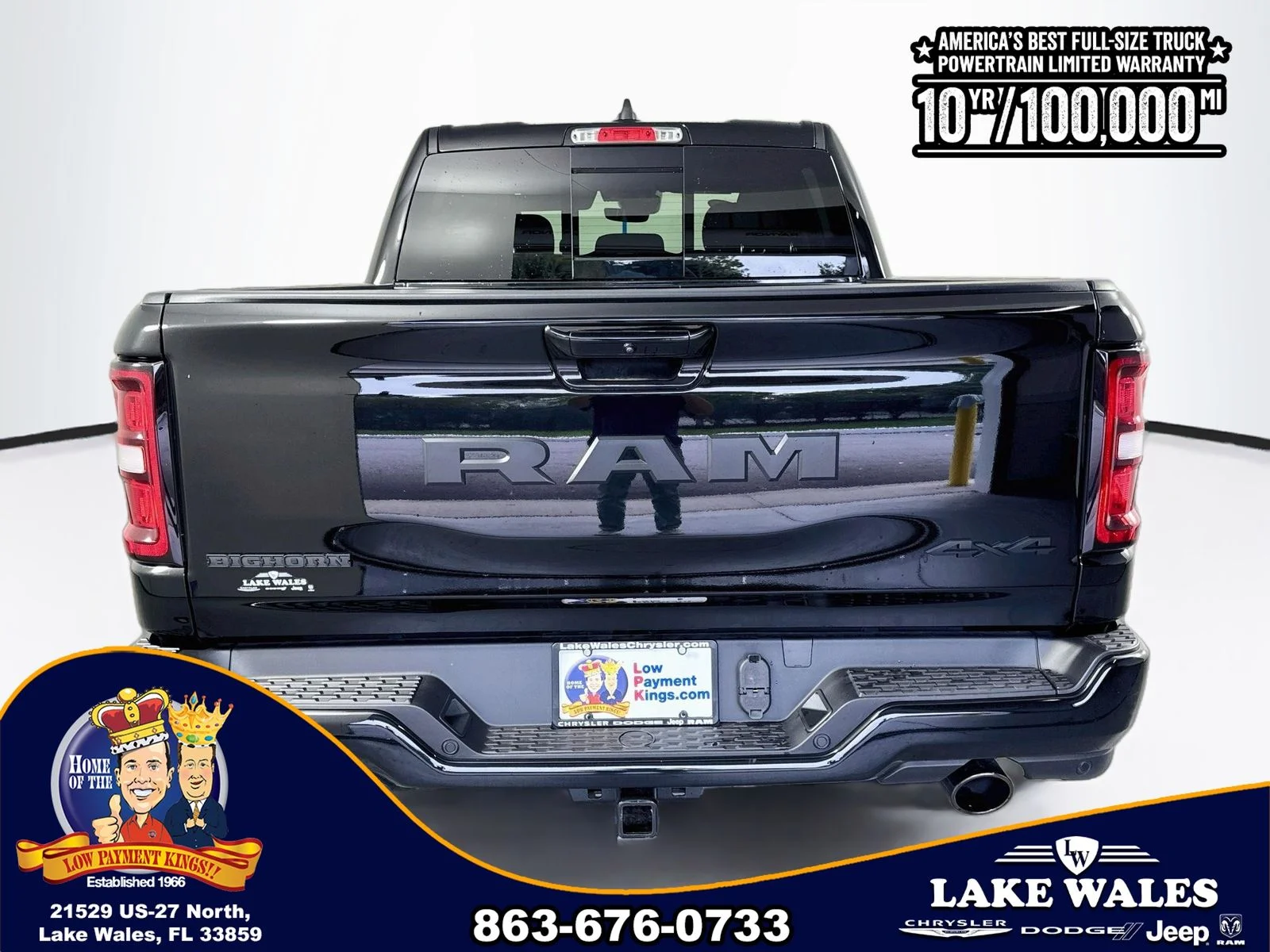 New 2026 Diamond Black Crystal Pearlcoat RAM Big Horn/Lone Star image 6