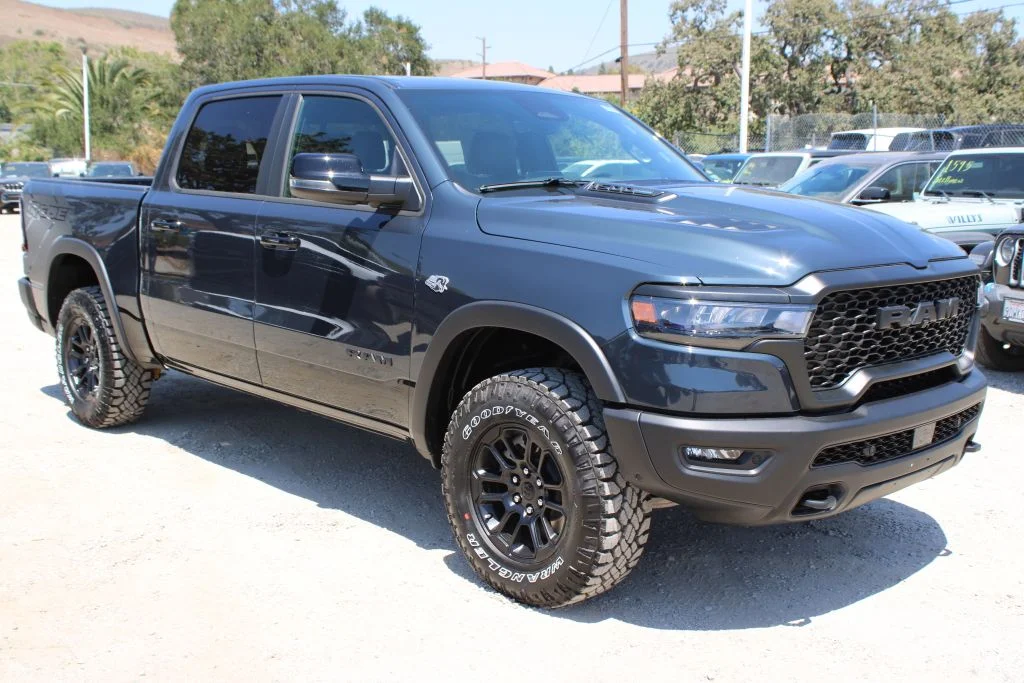 New 2026 Forged Blue Metallic Exterior Paint Ram Rebel image 3