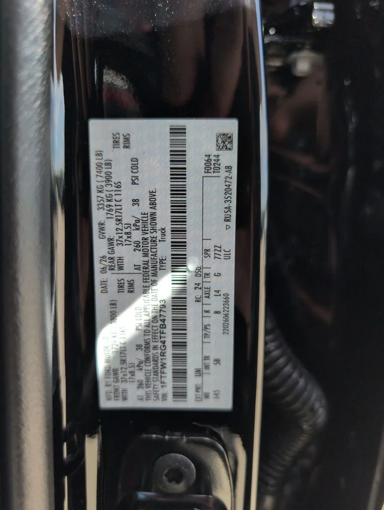New 2026 Black Ford Raptor image 37