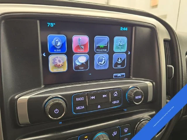 Used 2018 Stone Blue Metallic GMC SLT image 25