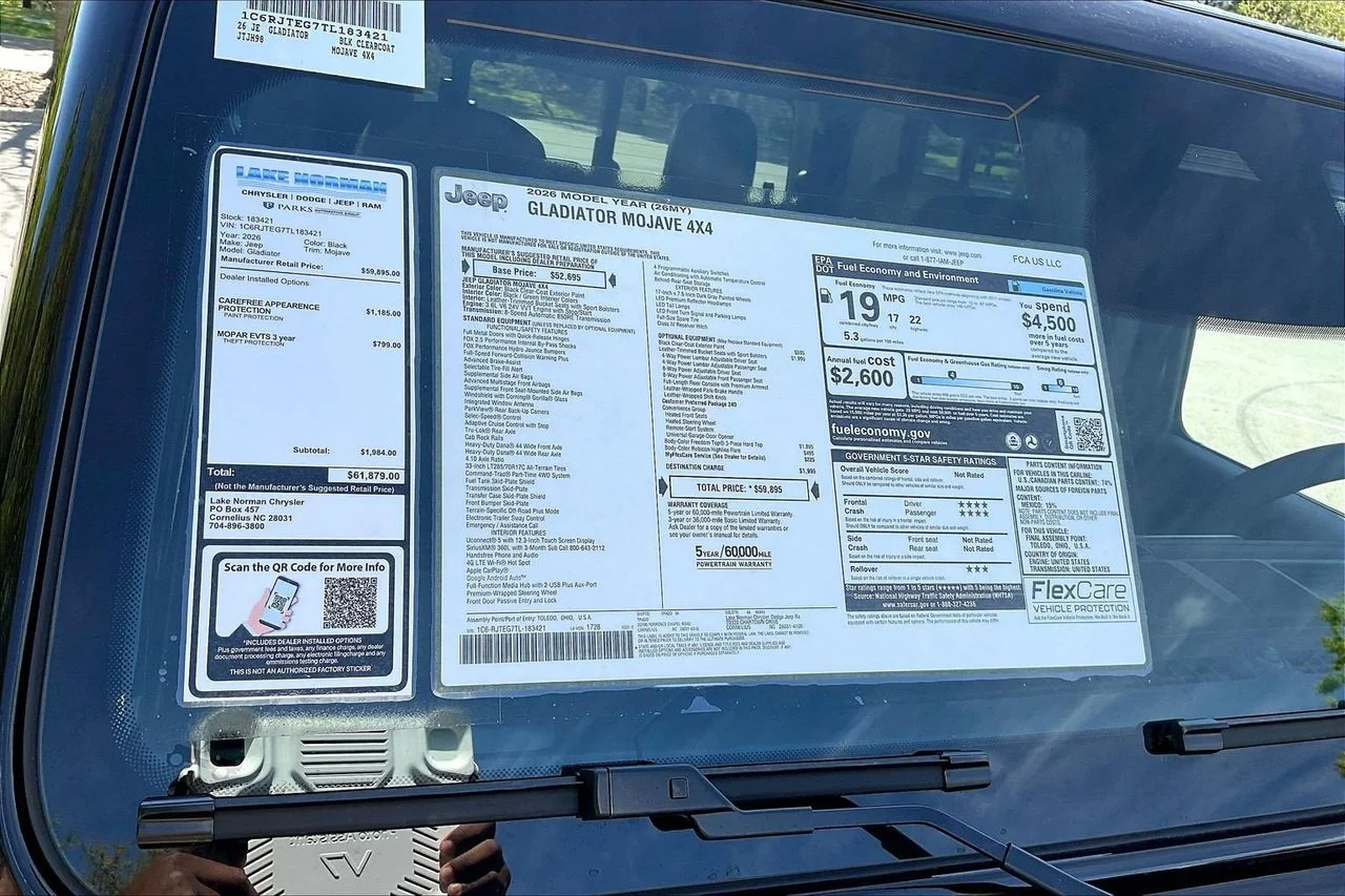 New 2026 Black Clearcoat Jeep Mojave image 35