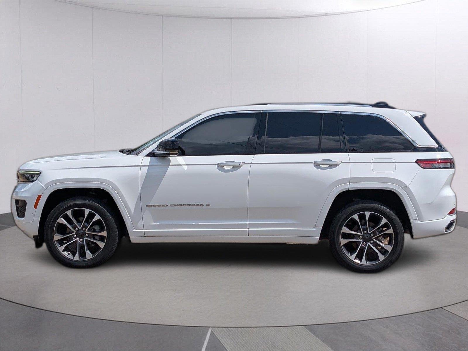 Used 2023 Bright White Clearcoat Jeep Overland image 2