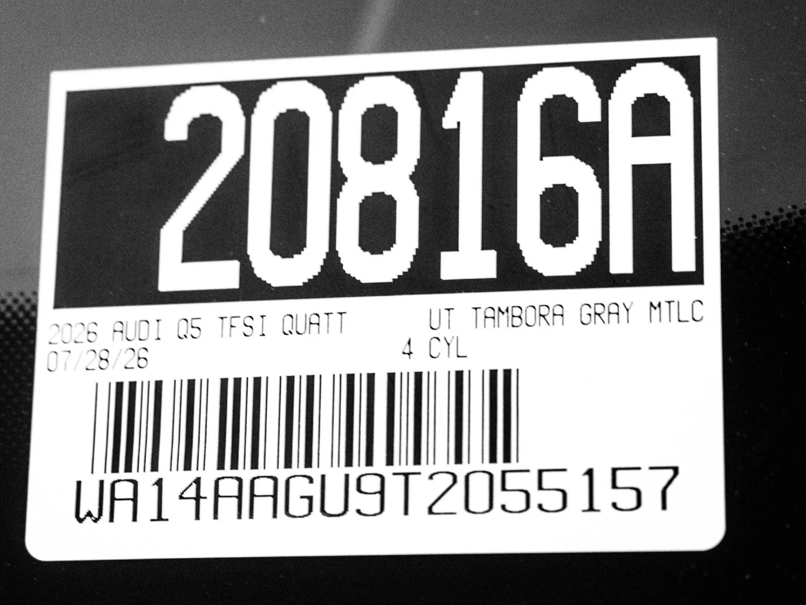 New 2026 Tambora Gray Metallic Audi Premium image 28