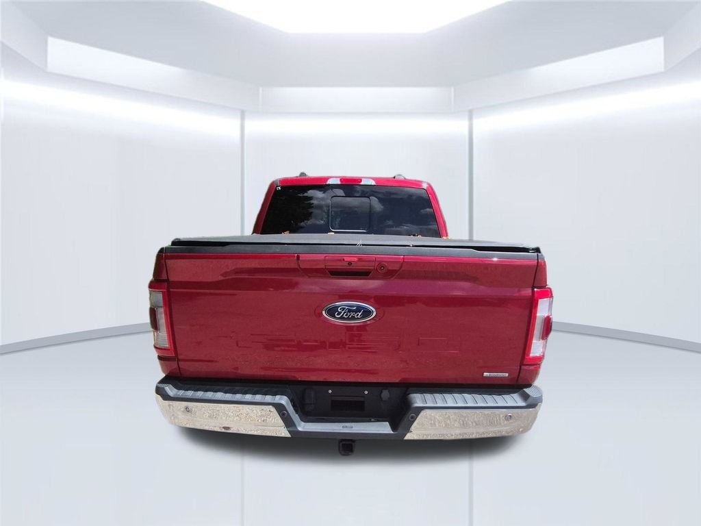 Used 2022 Red Metallic Ford Lariat image 2