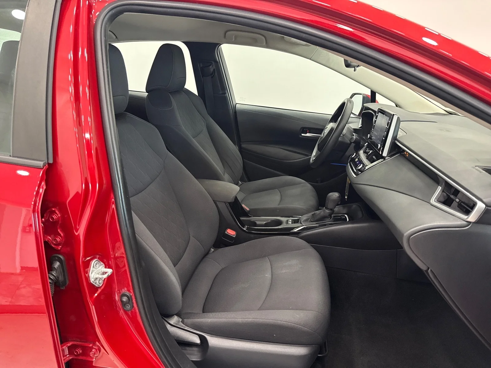 Used 2021 Barcelona Red Metallic Toyota LE image 41