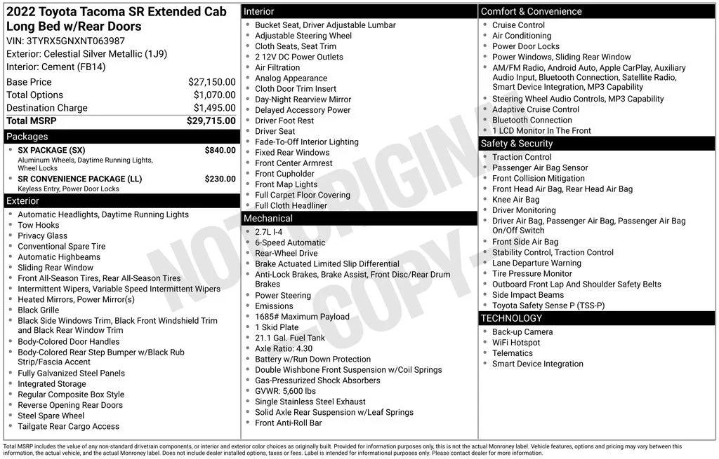 Used 2022 Silver Toyota SR image 10