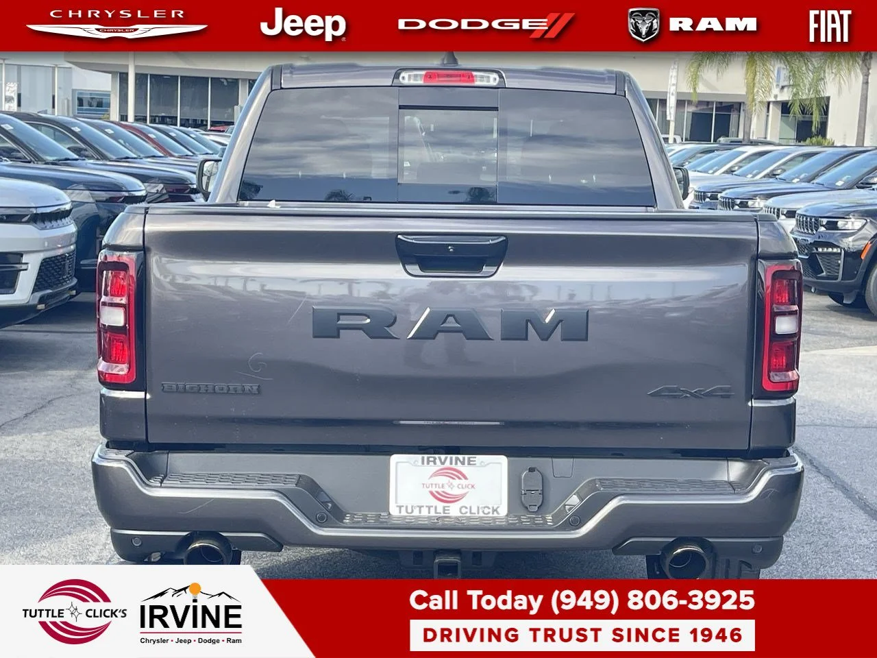 New 2027 Granite Crystal Metallic Clear-Coat Exterior Paint RAM Big Horn image 11