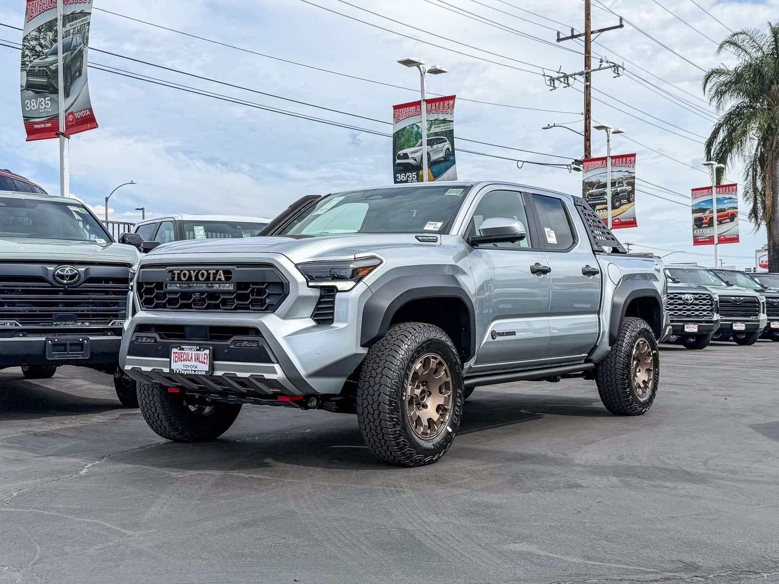 New 2026 Celestial Silver Metallic Toyota Tacoma Trailhunter image 2