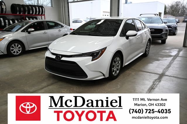 Used 2023 White Toyota LE image 1