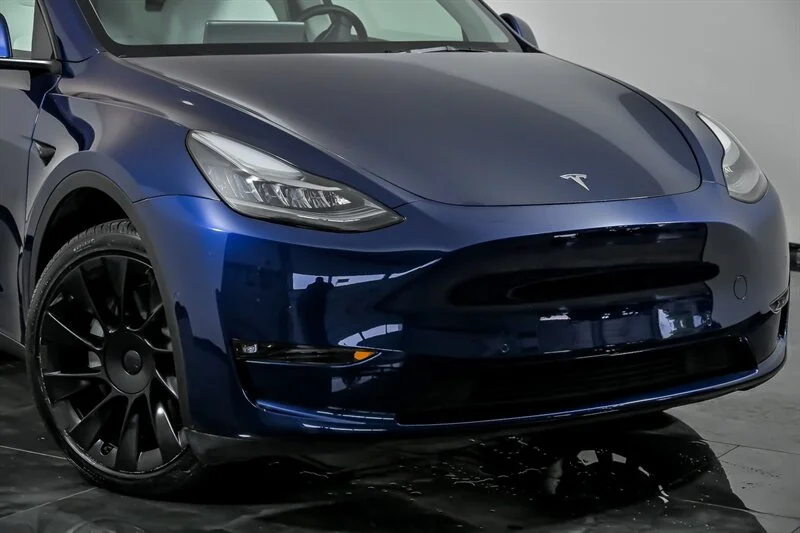 Used 2022 Tesla Model Y Long Range with VIN 7SAYGDEEXNF443455 for sale in Aurora, IL