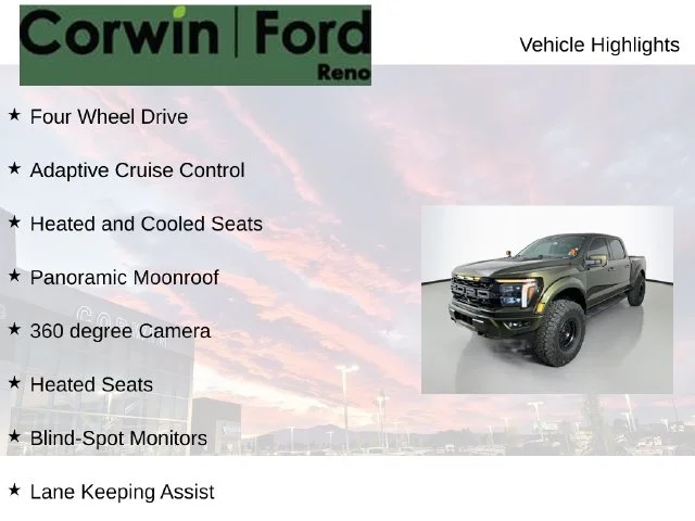 Certified Used 2026 Green Ford Raptor image 7