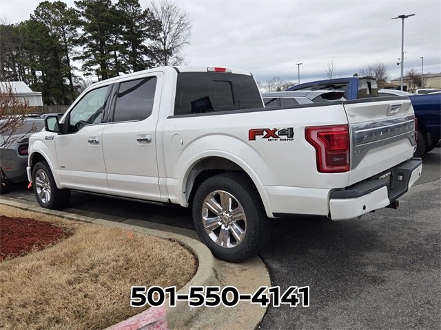 Used 2017 Ford F-150 Platinum with VIN 1FTEW1EG0HFA64029 for sale in Little Rock