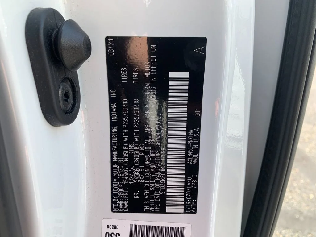Used 2021 White Toyota Limited image 33