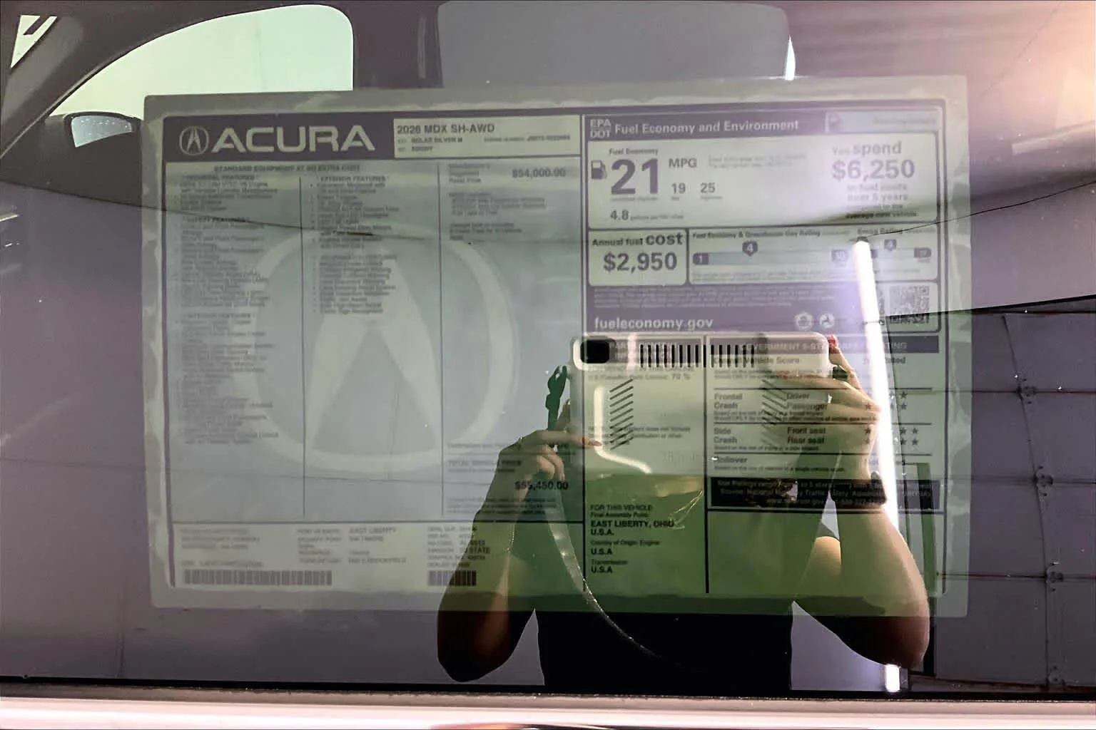 New 2026 Solar Silver Metallic Acura BASE image 19