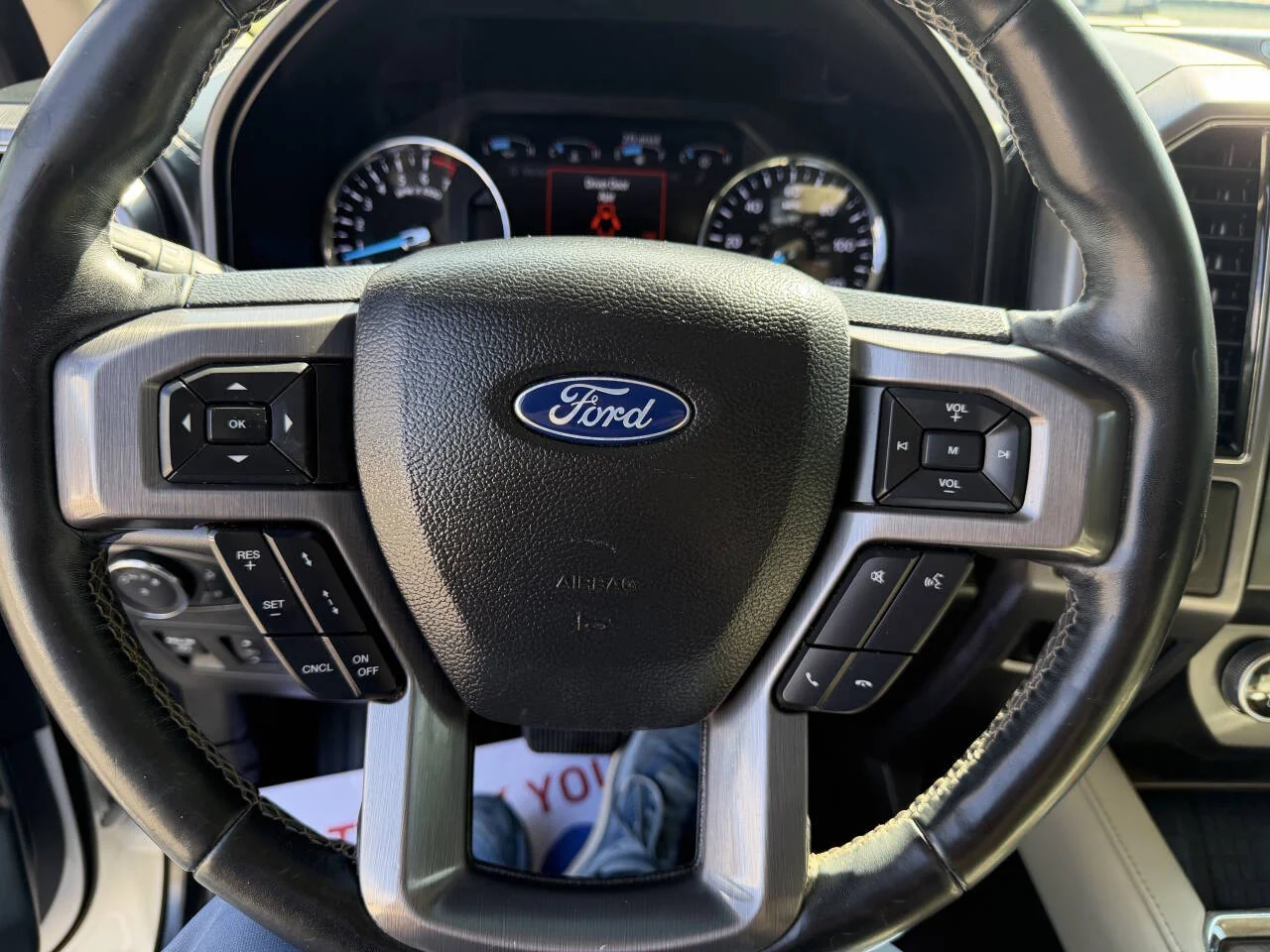 Used 2021 Off White Ford Platinum 4x4 4dr SUV image 3