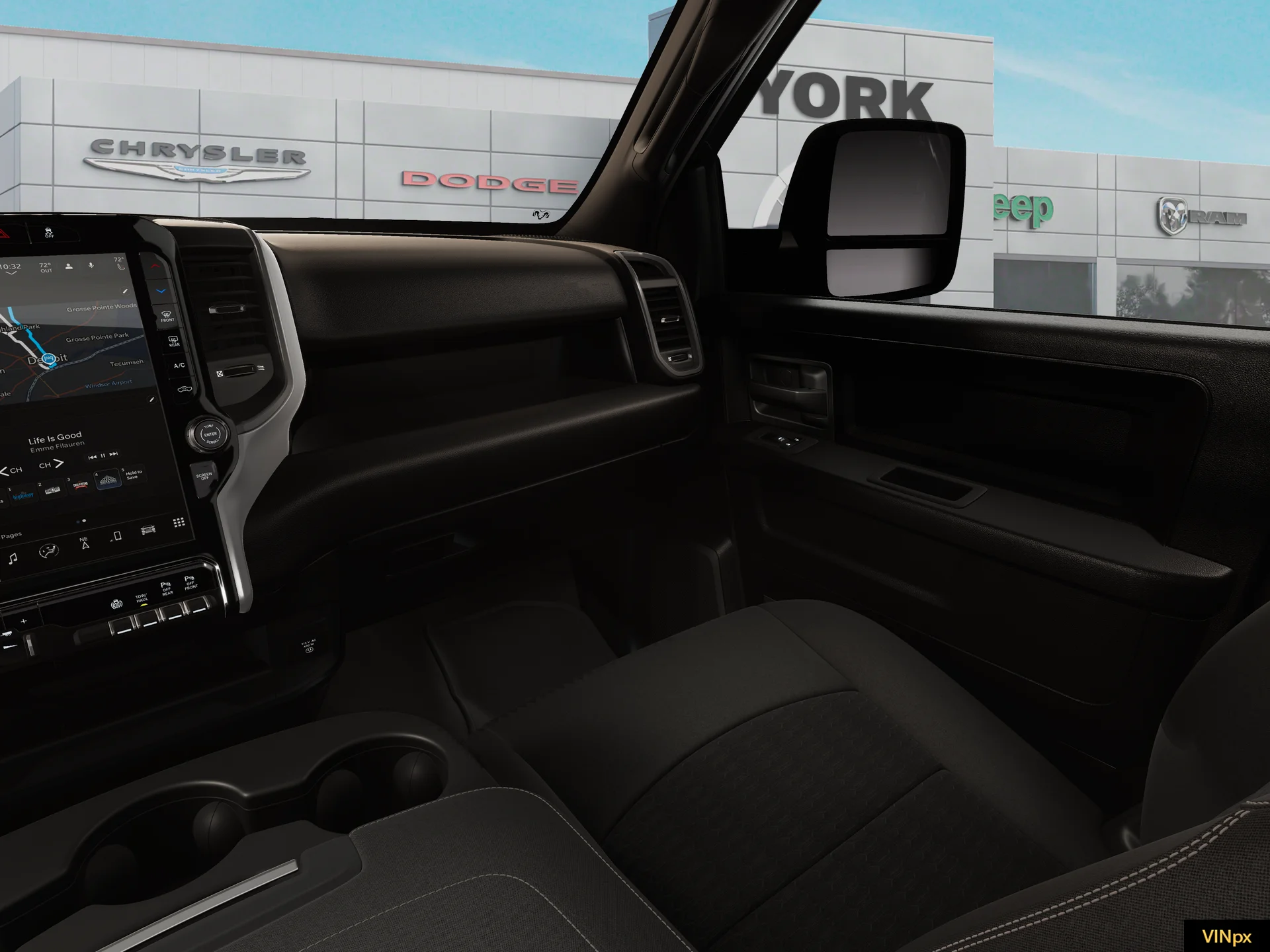 New 2027 Diamond Black Crystal Pearl-Coat Exterior Paint RAM Tradesman image 20