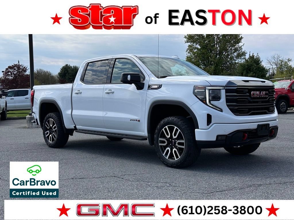 Used 2023 Summit White GMC AT4 image 1
