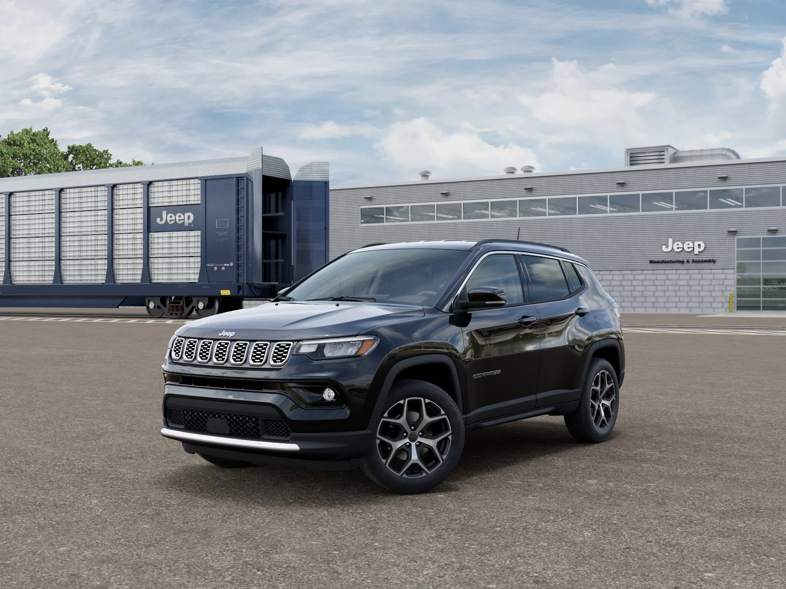New 2026 Diamond Black Crystal Pearl-Coat Exterior Paint Jeep Limited image 27
