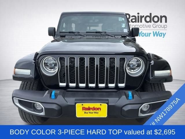 Used 2022 Jeep Wrangler Unlimited Sahara 4XE with VIN 1C4JJXP6XNW178975 for sale in Arlington, WA