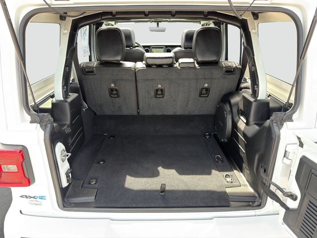Used 2021 White Jeep Unlimited Sahara 4xe image 33
