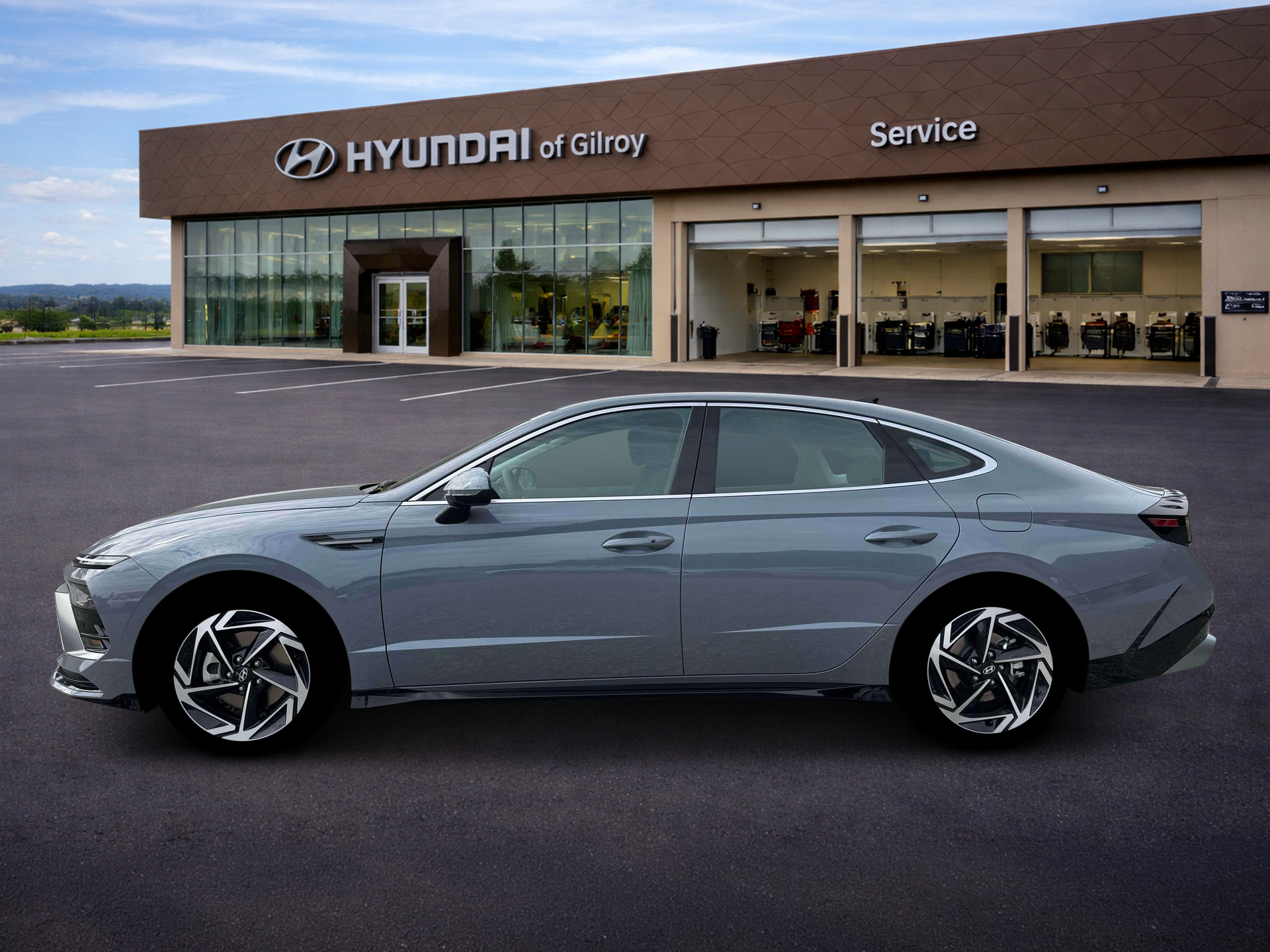 New 2026 Blue Hyundai SEL Sport image 3
