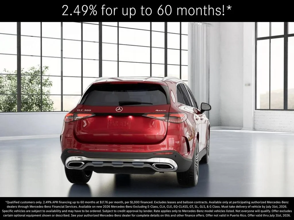 New 2026 MANUFAKTUR Patagonia Red Metallic Mercedes-Benz GLC 300 image 66