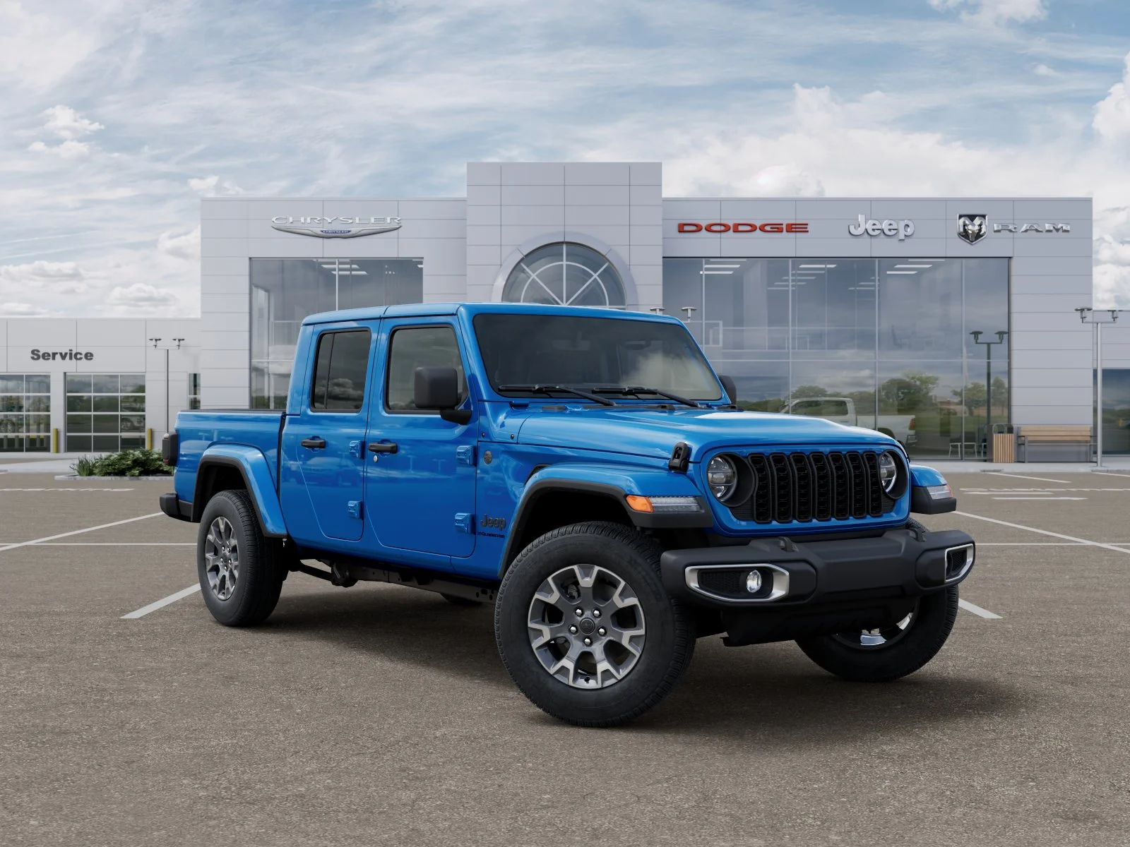 New 2026 Hydro Blue Pearl-Coat Exterior Paint Jeep Sahara image 5