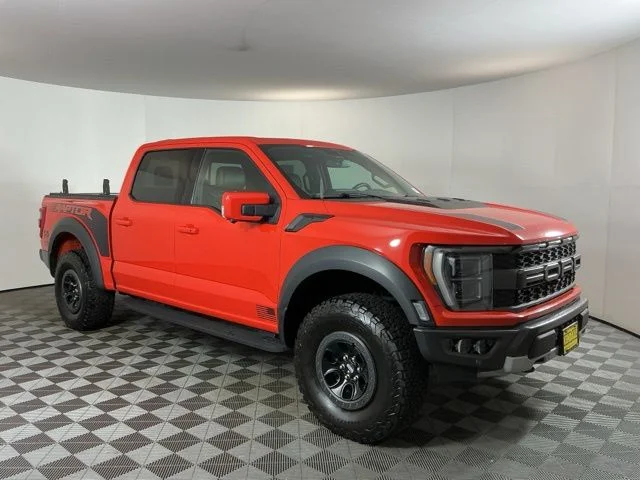 Used 2021 Orange Ford Raptor image 3