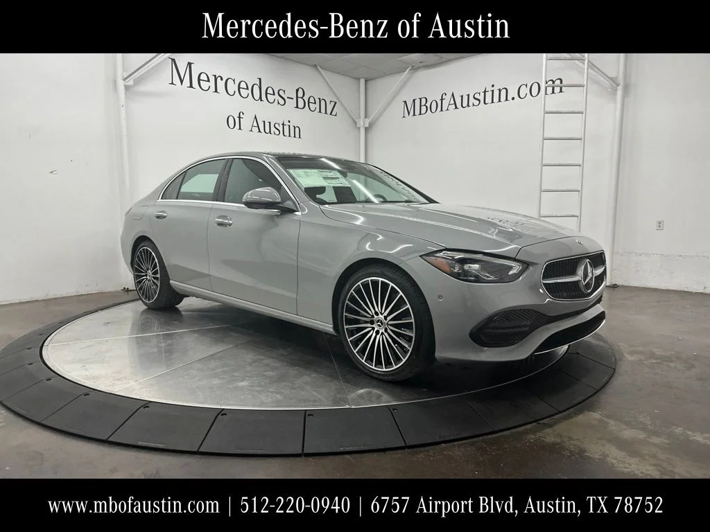 New 2026 White Mercedes-Benz C 300 image 1