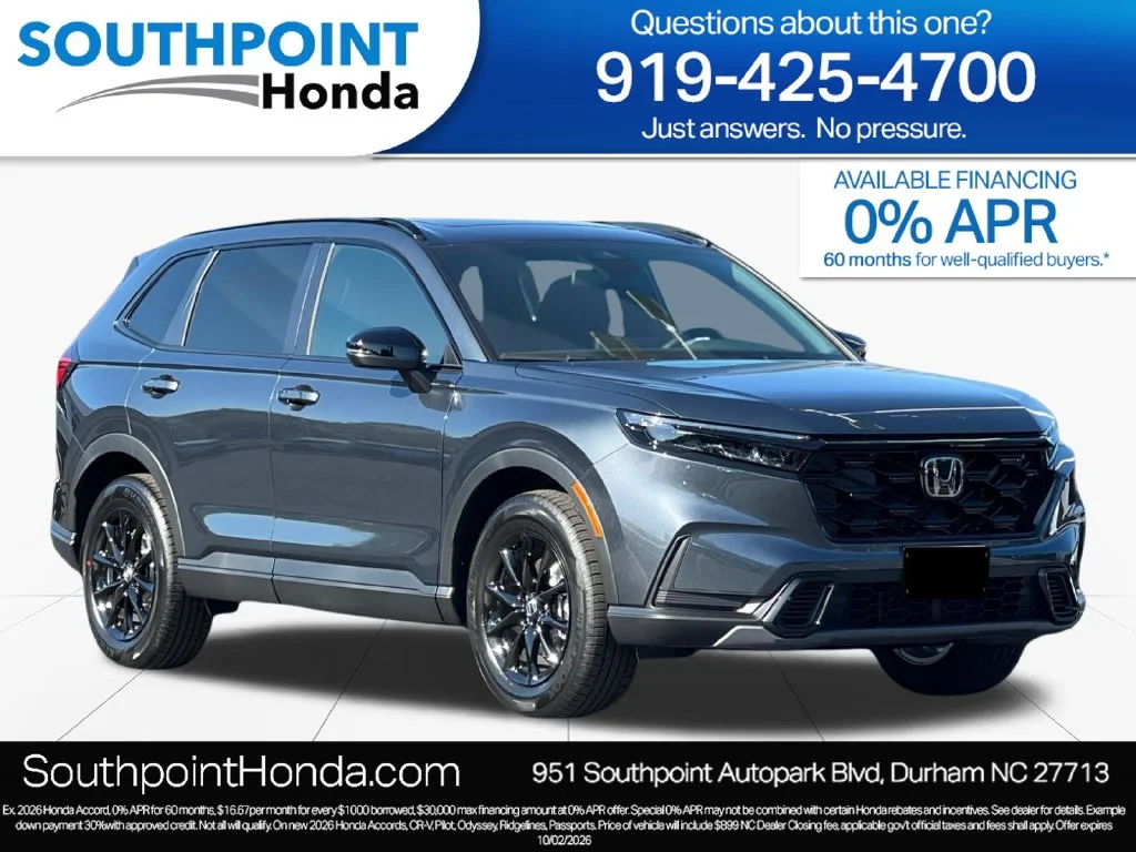 New 2027 Meteorite Gray Metallic Honda Sport image 1