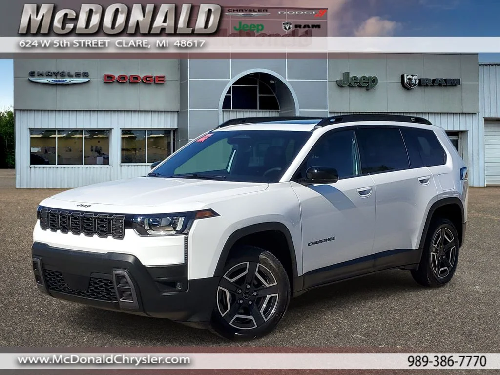 New 2026 Bright White Clearcoat Jeep Limited image 1