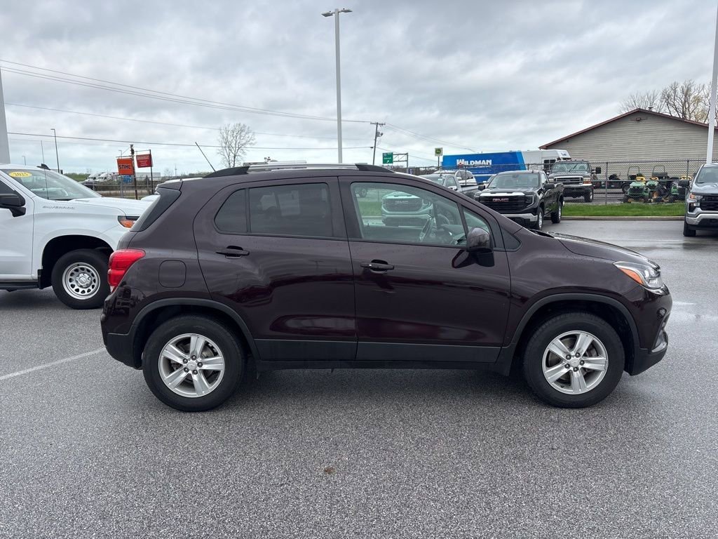 Certified Used 2022 Black Cherry Metallic Chevrolet LT image 4