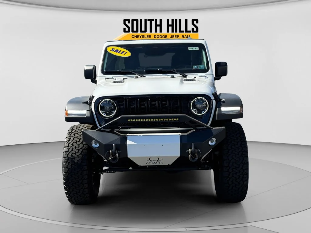 New 2026 Bright White Clear-Coat Exterior Paint Jeep Black Widow image 8