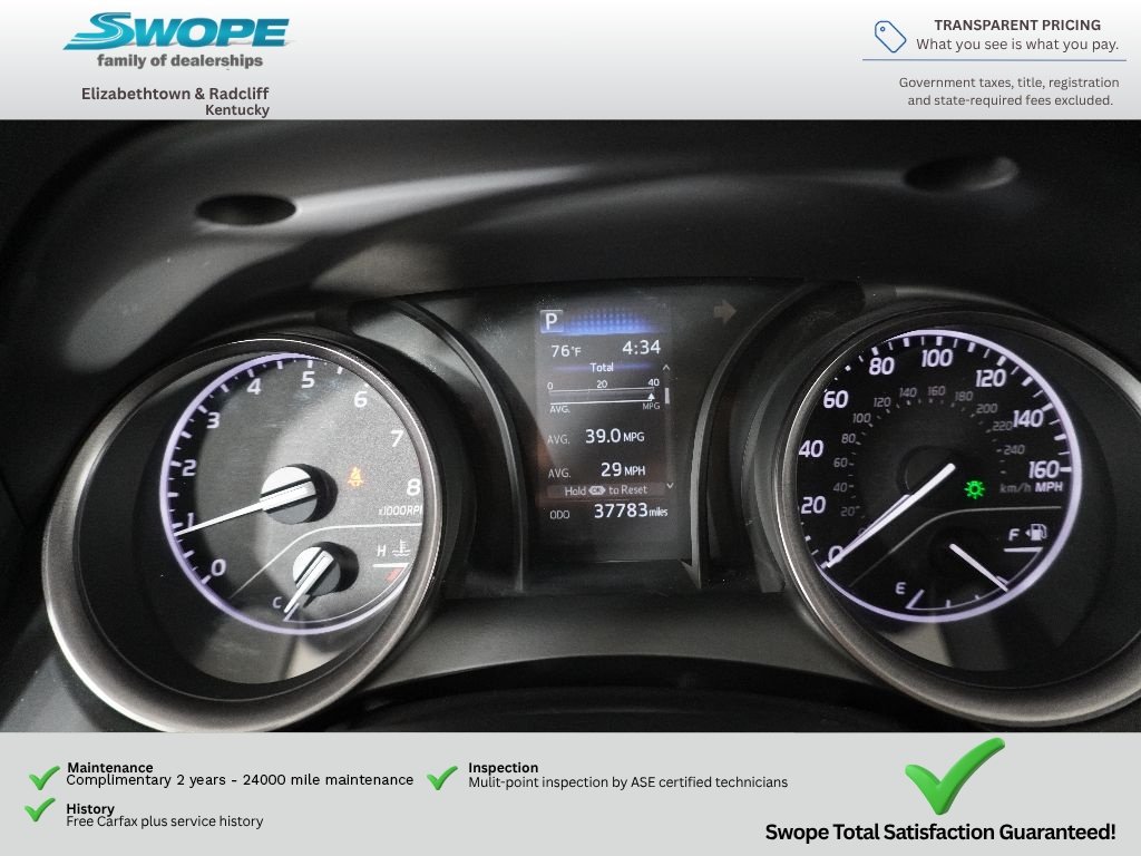 Used 2023 Reservoir Blue Toyota SE Nightshade image 17