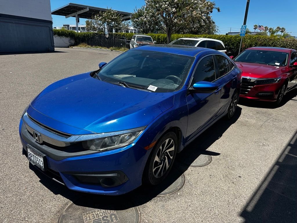 Used 2016 Aegean Blue Metallic Honda EX image 12