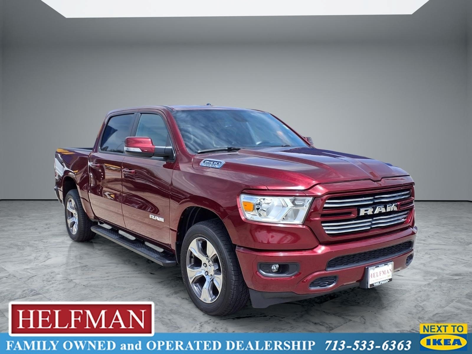 Used 2020 Delmonico Red Pearlcoat Ram Lone Star image 1