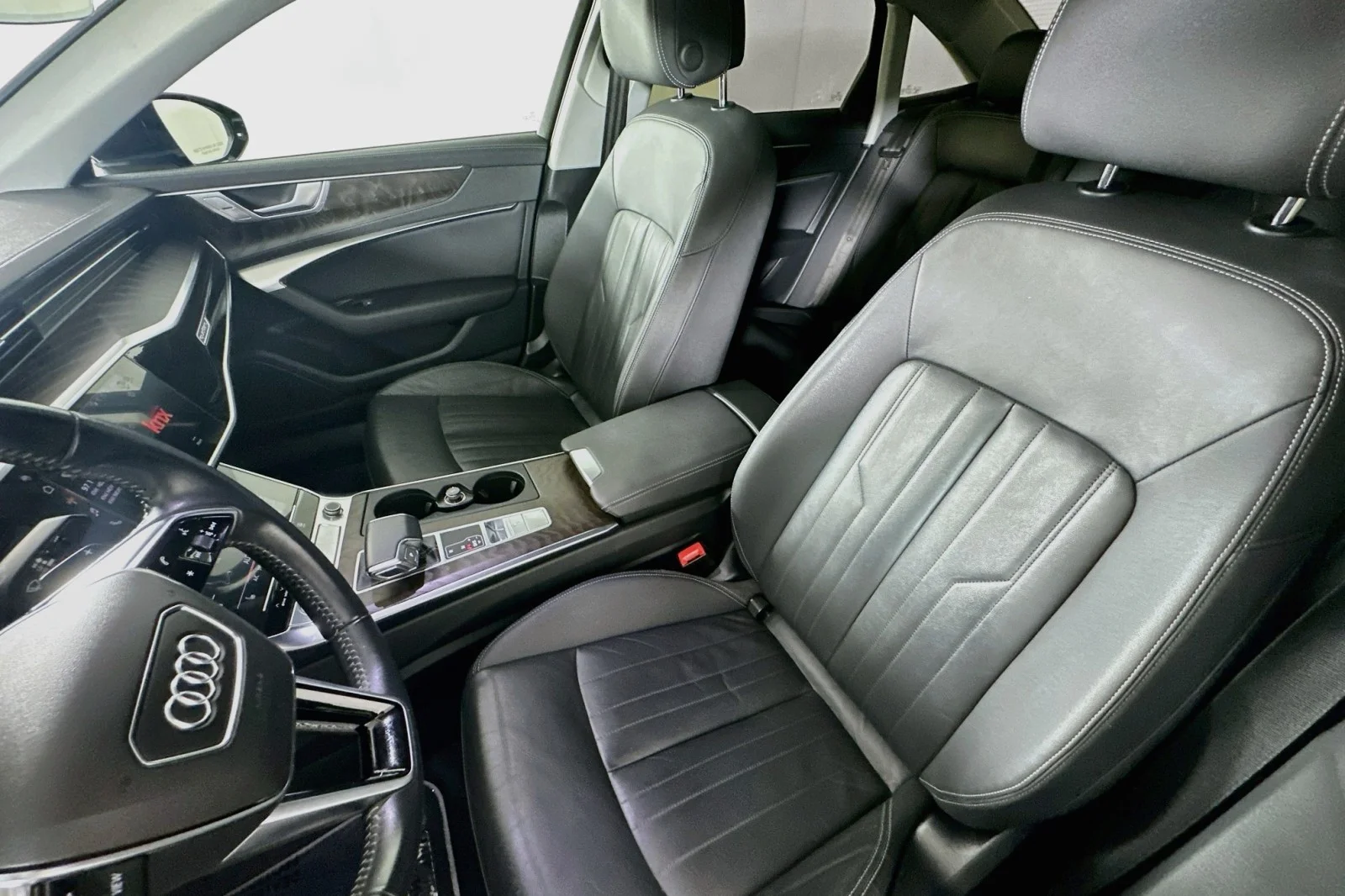 Used 2019 Firmament Blue Metallic Audi Premium image 17