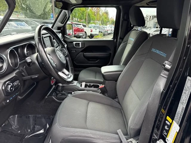 Used 2021 Black Clearcoat Jeep Unlimited Rubicon 4xe image 14