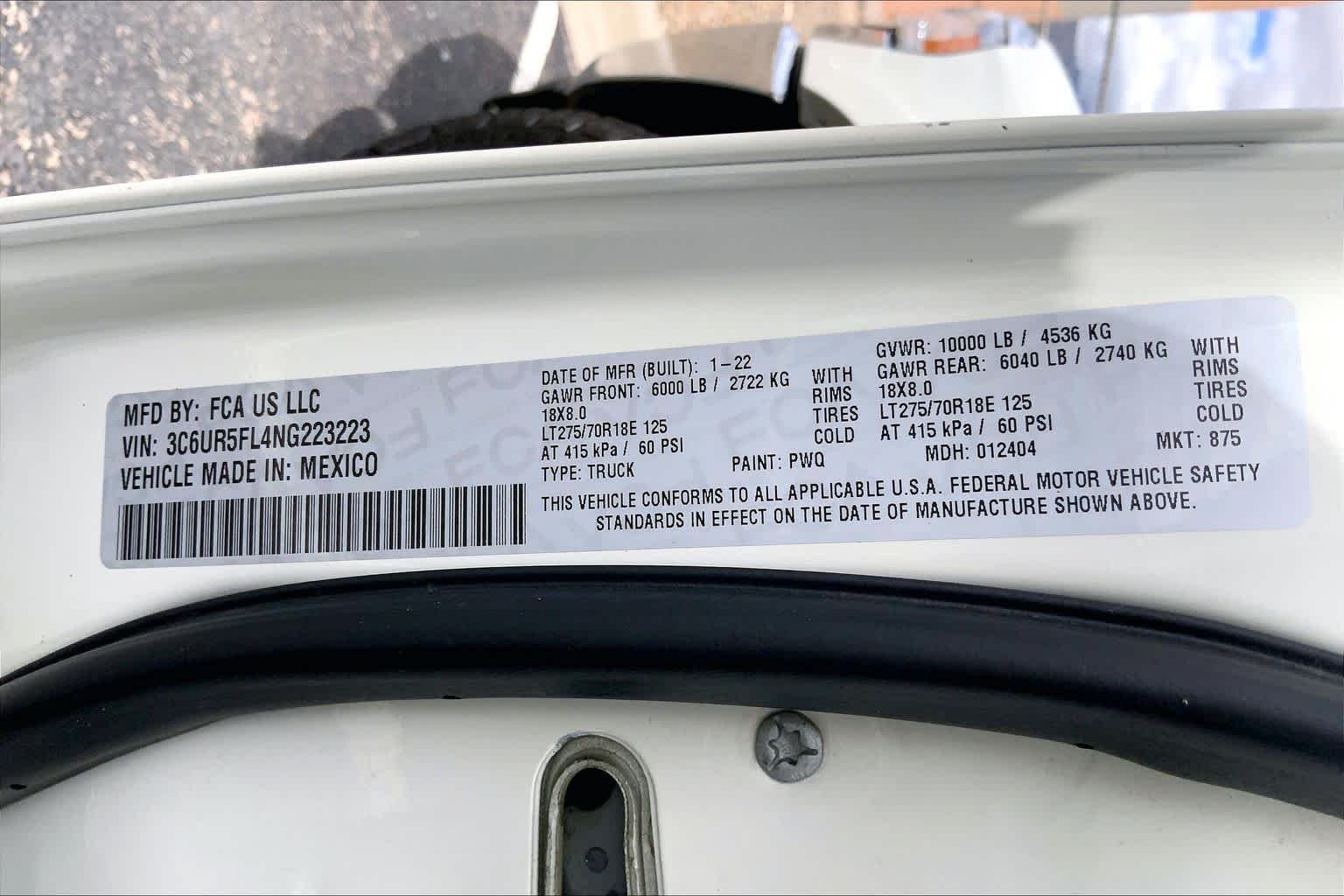 Used 2022 Pearl White Ram Laramie image 29