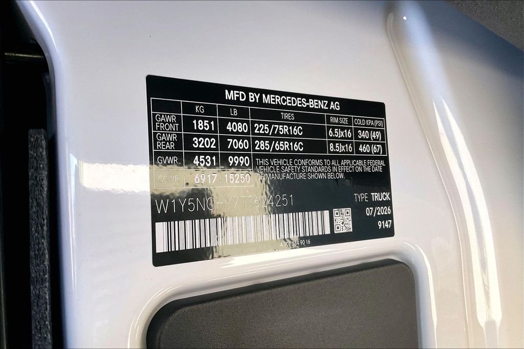 New 2026 Arctic White Mercedes-Benz Cargo 170 WB image 12