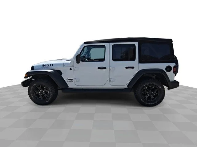 Used 2022 White Jeep Unlimited Willys image 5