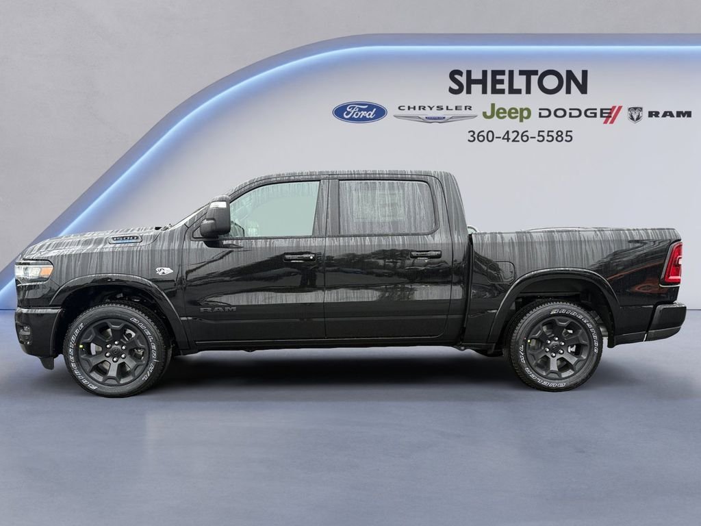 New 2026 Diamond Black Crystal Pearl-Coat Exterior Paint RAM Big Horn/Lone Star image 2