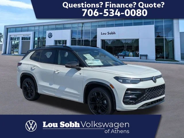New 2026 Opal White W/Deep Black Roof Volkswagen 2.0T SE R-Line Black image 1